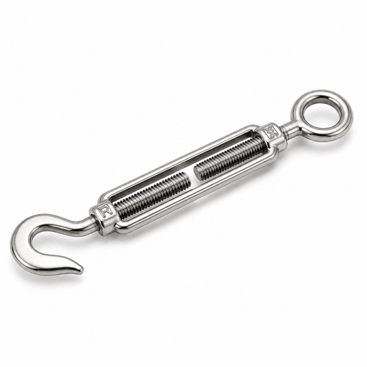 Spannschloss DIN 1480 Edelstahl V4A 1.4401 Auge – Haken