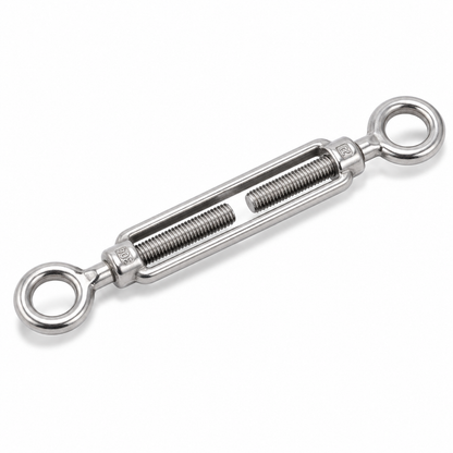 Spannschloss DIN 1480 Edelstahl V4A 1.4401 Auge–Auge