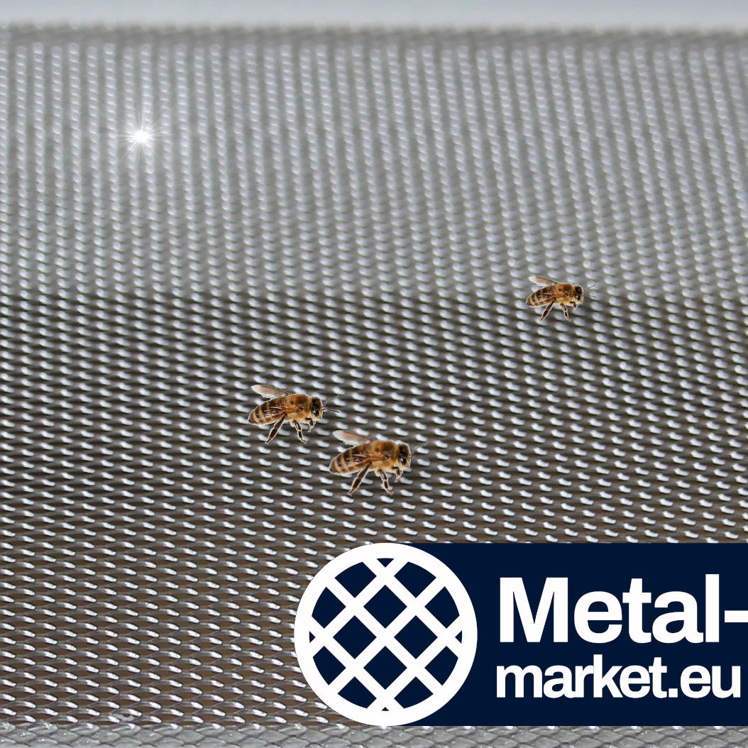 Grille Varroa inox maille 2,5 mm (Maille 8) V2A 1.4301 sur mesure