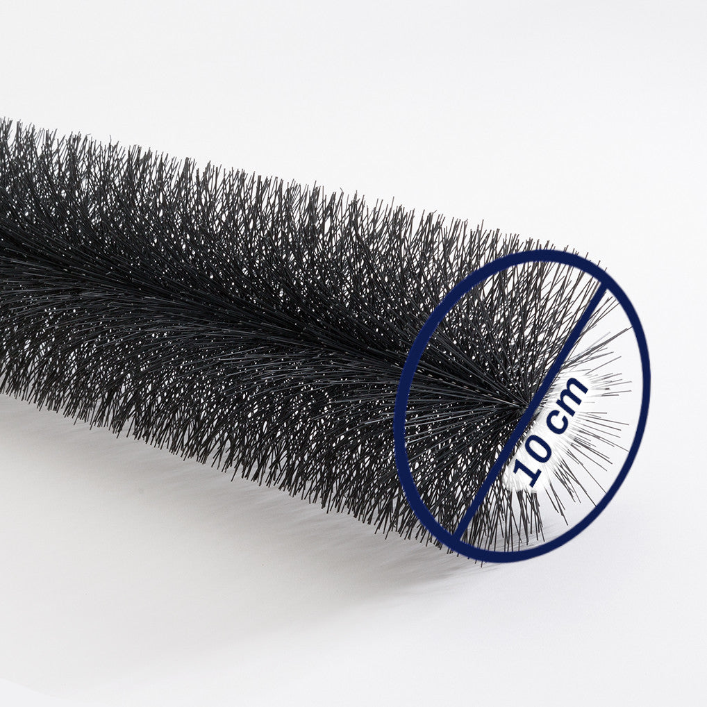 Chenille de gouttière 5 m (5 pcs x 1 m) – Protection efficace contre les feuilles, les martres et les oiseaux pour votre gouttière ou votre installation solaire Ø 10 cm ou Ø 15 cm