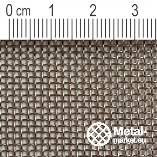 Treillis métallique en acier inoxydable maillage 1 mm (maille 18) V4A 1.4401 sur mesure